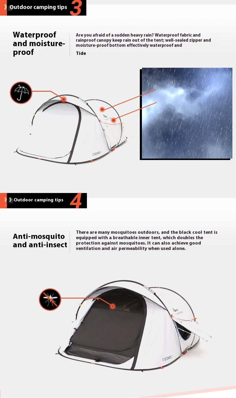 Tent Outdoor Camping Equipment Fully Automatic - EDC Italia