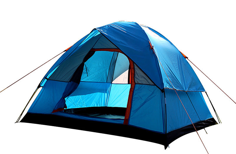 Tent 4 People To Build A Double Deck Family Outdoor Camping Travel Tent - EDC Italia