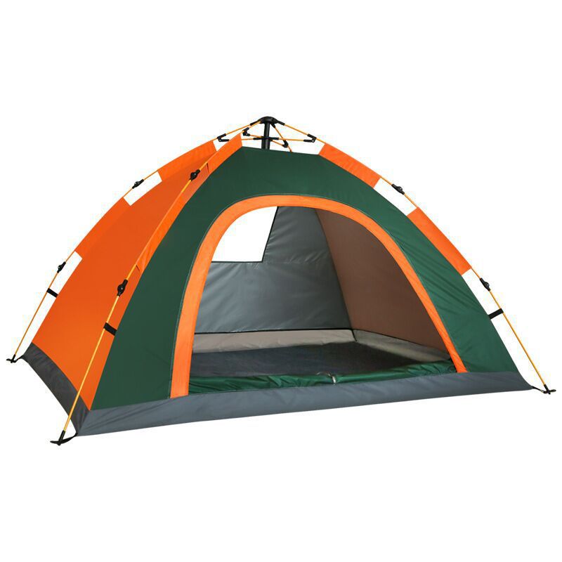 Double Camping Beach Tent Outdoor Thickened Sun Block Rain-proof One Window Automatic Tent - EDC Italia