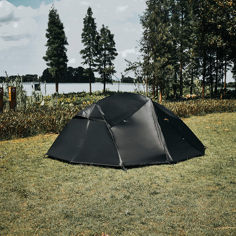 Double Layer Anti-storm Four Seasons Aluminum Pole Tent Outdoor Camping Tent - EDC Italia