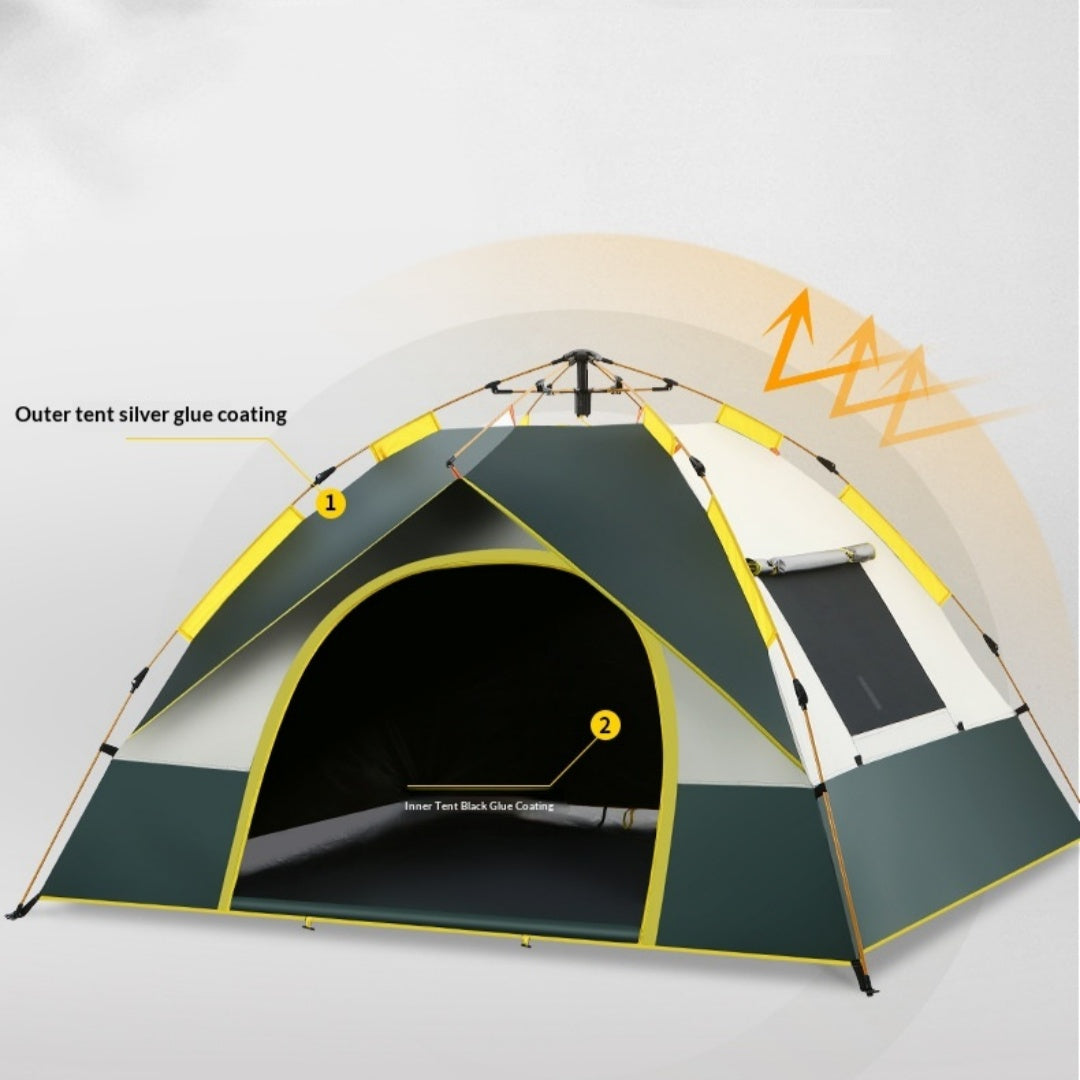 Outdoor Portable Fully Automatic Thickened Waterproof Tent - EDC Italia