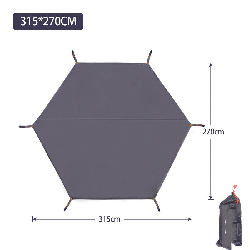 Outdoor Camping Tent Hexagonal Grass Cloth - EDC Italia