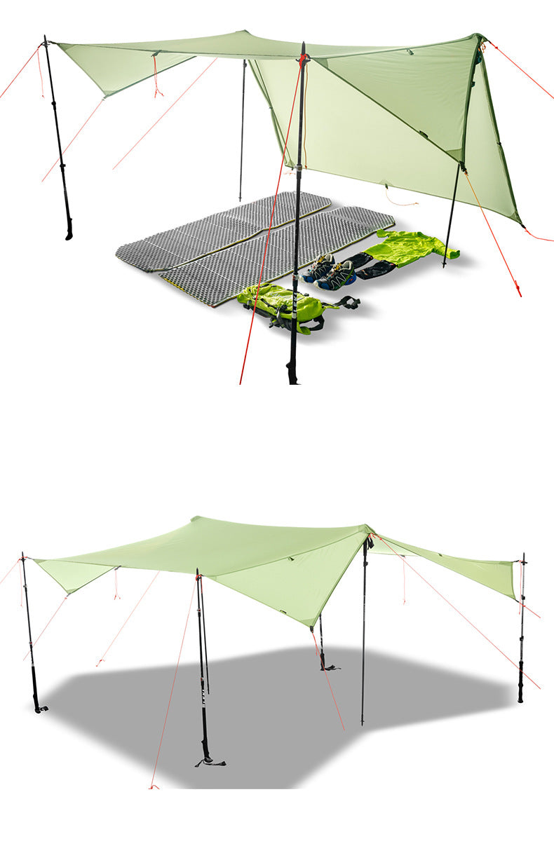 Double Silicon Fabric Rain Proof Sunshade Tent - EDC Italia