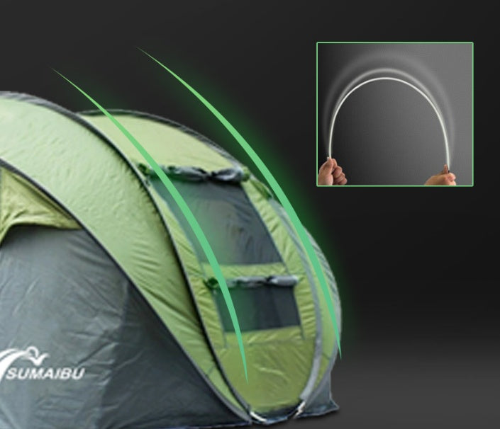 Outdoor Automatic Tent Quickly Opens And Throws Tent Outdoor Supplies For 3-4 People Camping - EDC Italia