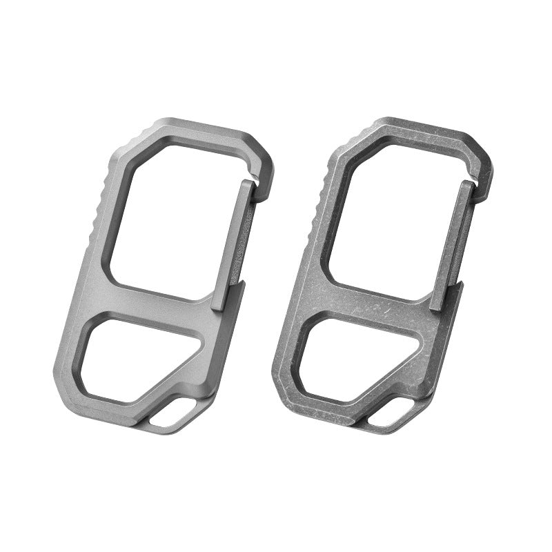 Creative Edc Titanium Alloy Keychain Outdoor Multifunctional