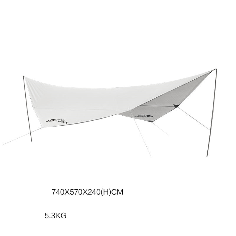 MU Gaodi Outdoor Rainproof Awning Tent Light Luxury Camping Equipment UV-proof Oxford Cloth Canopy - EDC Italia