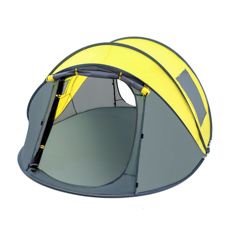 Outdoor Supplies Single Layer Rainproof Quick Opening Tent Camping - EDC Italia