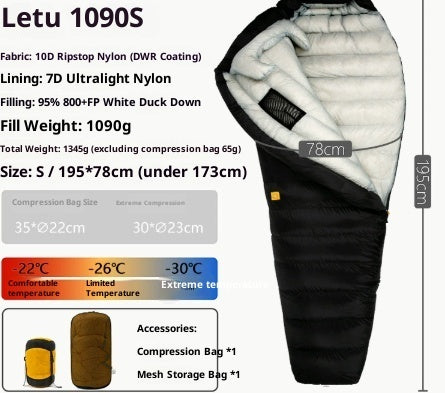 Outdoor Camping Ultra Light Down Sleeping Bag - EDC Italia
