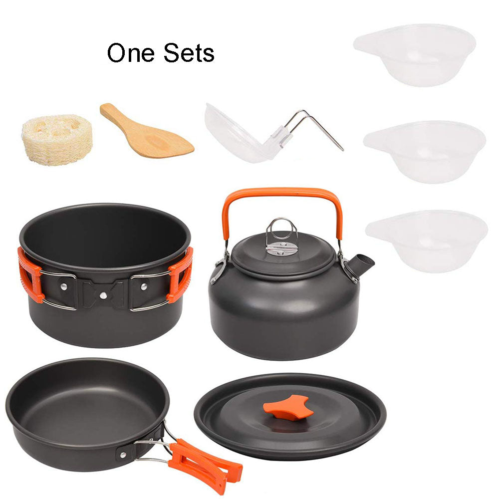 Travel Picnic Tableware Folding Camping Set - EDC Italia