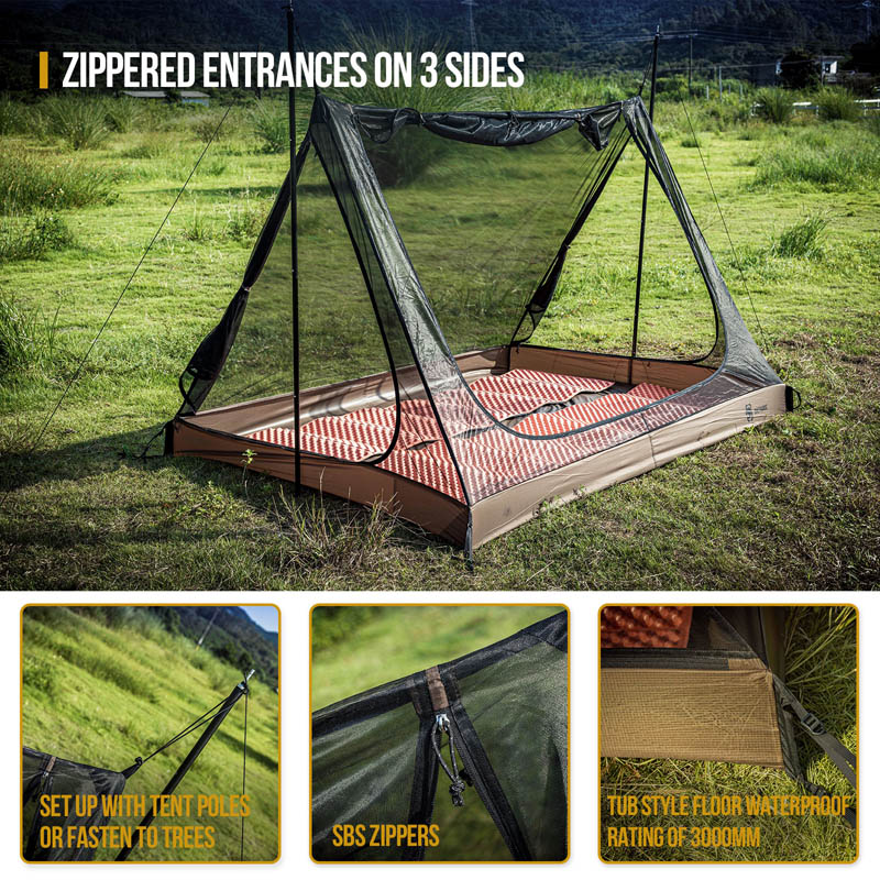 Outdoor Sunscreen Camping Firewood Stove Tent - EDC Italia