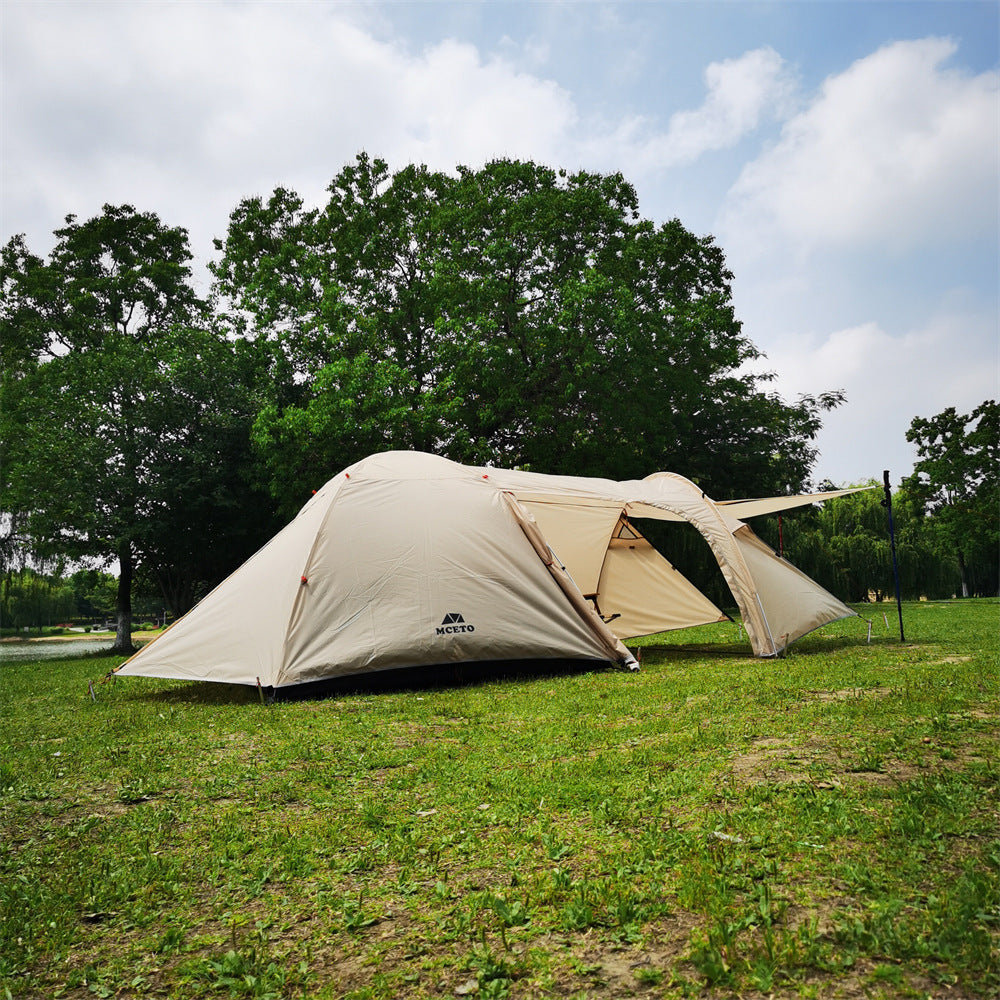 Camping Aluminum Pole Anti-Heavy Rain Water Family Tent Outdoor Equipment - EDC Italia