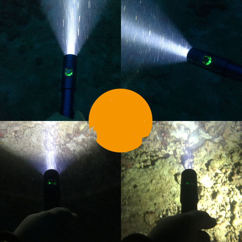 Professional Diving Flashlight Battery Reminder