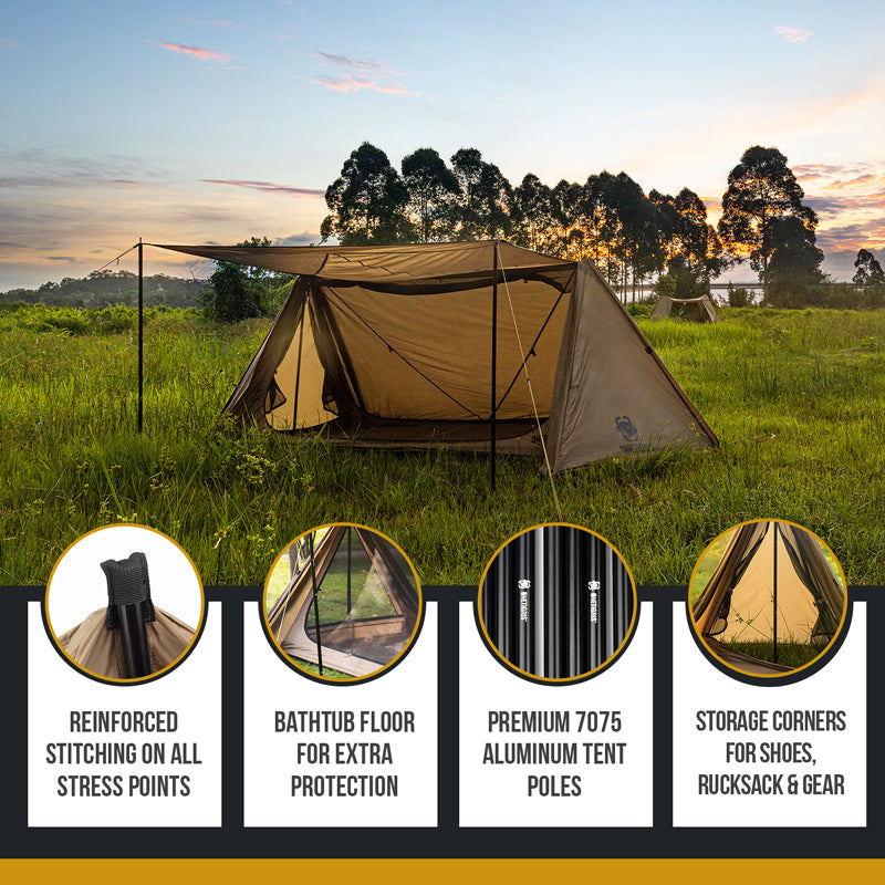 Two Person Tent Forest Hut Rain And Windproof - EDC Italia