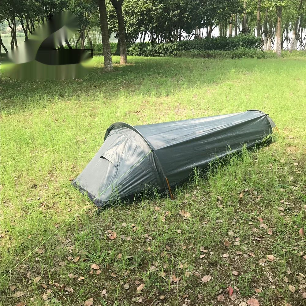 Outdoor Equipment Mountaineering Single 1 Person Wild Camping Small Sleeping Bag Tent - EDC Italia