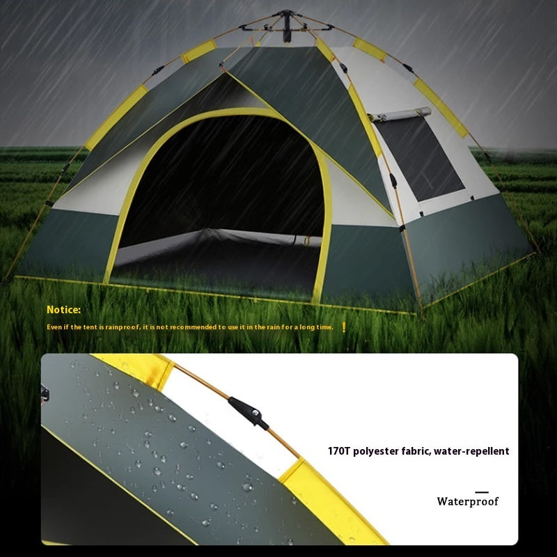 Tent Outdoor Camping 3-4 People Automatic Quickly Open - EDC Italia