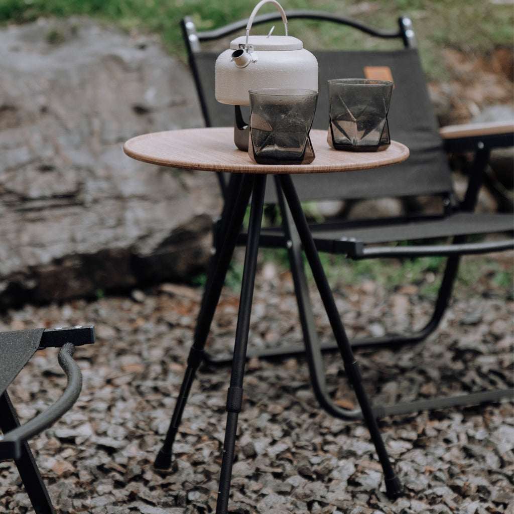 Outdoor Camping Folding Aluminum Alloy Tripod Table - EDC Italia