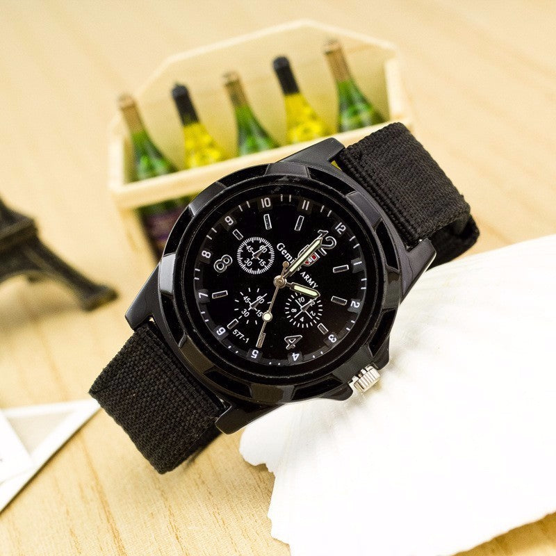 Nylon braided military watch