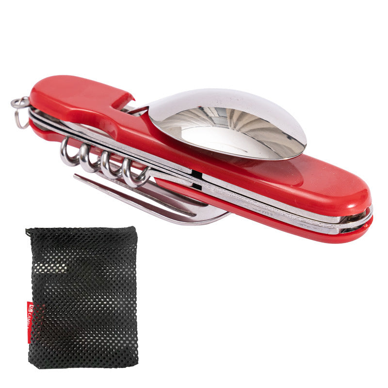 Tool Knife Portable Camping Detachable Tableware