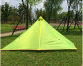 Poleless Portable Camping Gold-shaped Tent - EDC Italia