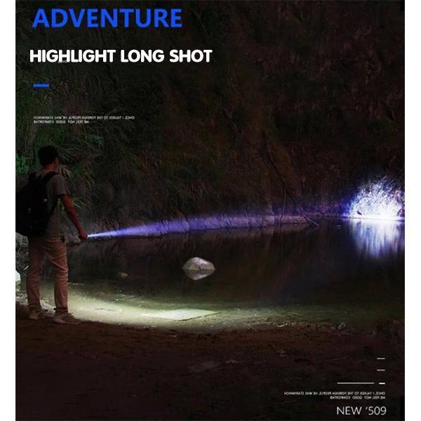 Outdoor glare flashlight