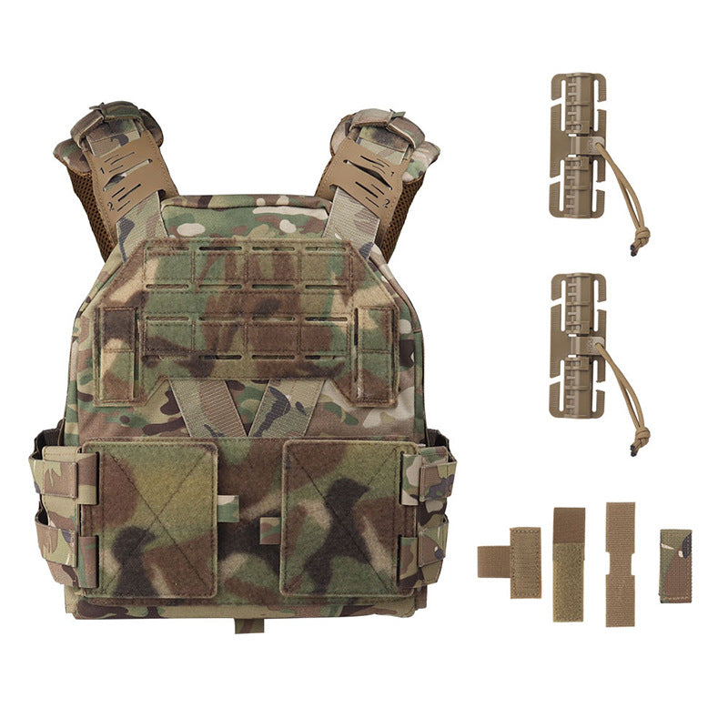 Camouflage Multi-functional Protective Tactical Vest For Outdoor CS Airsoft Quick Release Tactical Vest
