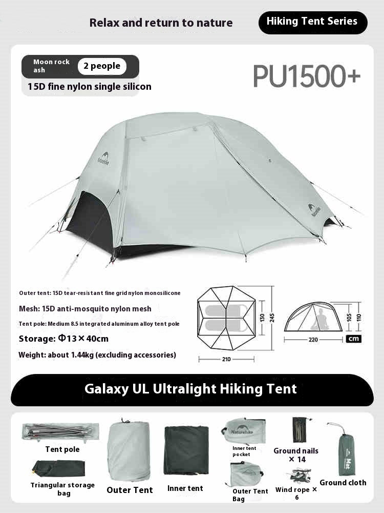 Ultralight Hiking Climbing Tent Double Outdoor Camping Equipment - EDC Italia