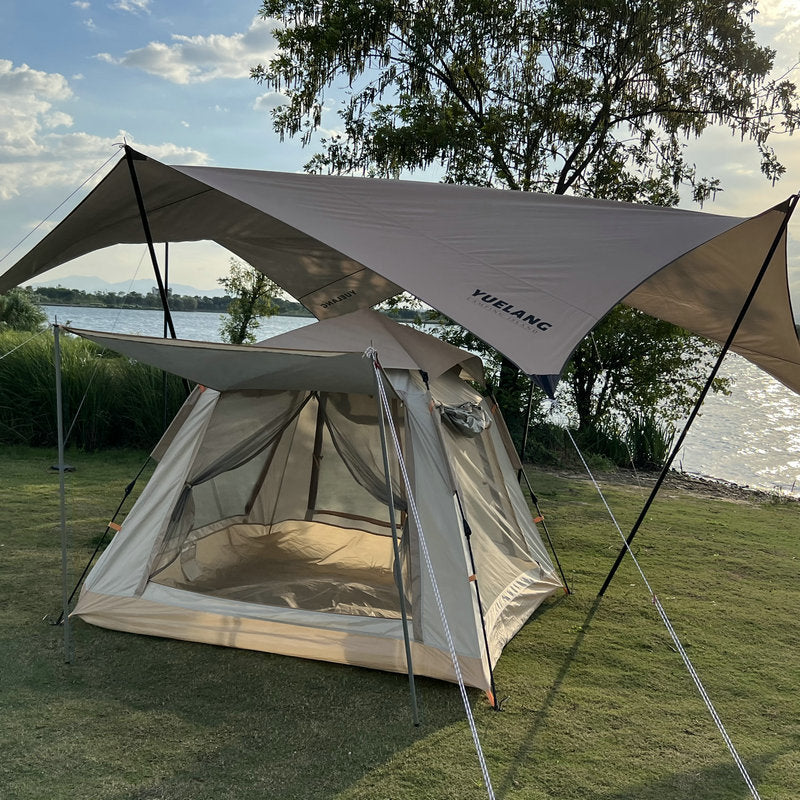 Oxford Cloth Camping Tent Sunshade And Rain Proof - EDC Italia
