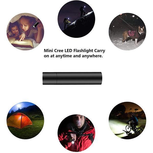 Outdoor glare flashlight