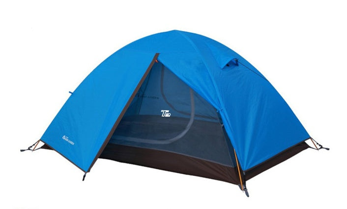 Double Aluminum Pole Rainproof Canopy Camping Climbing Tent - EDC Italia