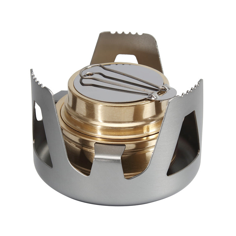 Outdoor Picnic Alcohol Vaporization Portable Camping Stove - EDC Italia