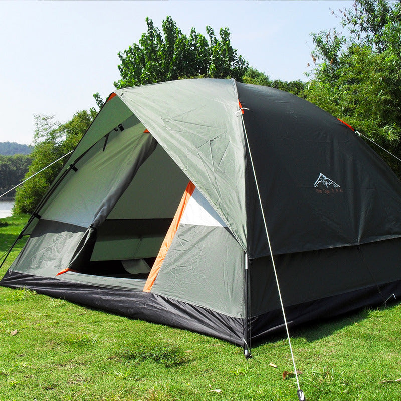 Tent 4 People To Build A Double Deck Family Outdoor Camping Travel Tent - EDC Italia