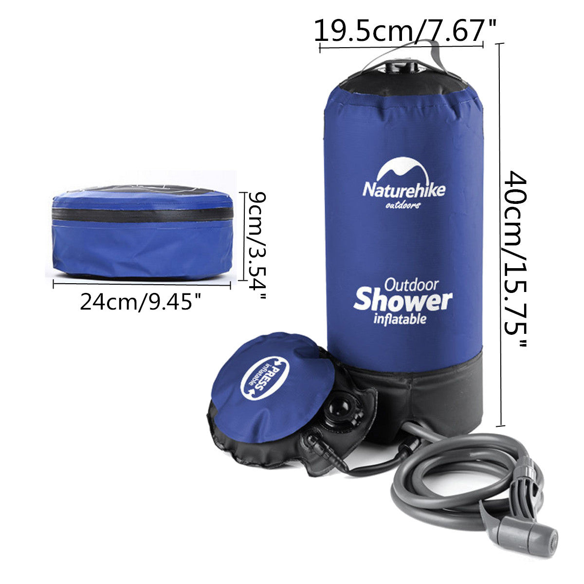 Outdoor Shower Bag Camping Folding Shower - EDC Italia