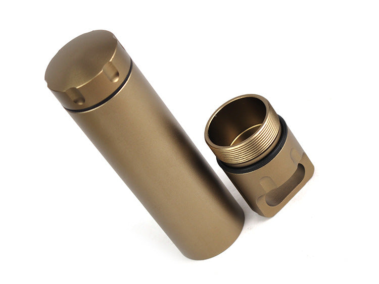 CNC All-metal Outdoor Survival Equipment EDC Sealed Tank