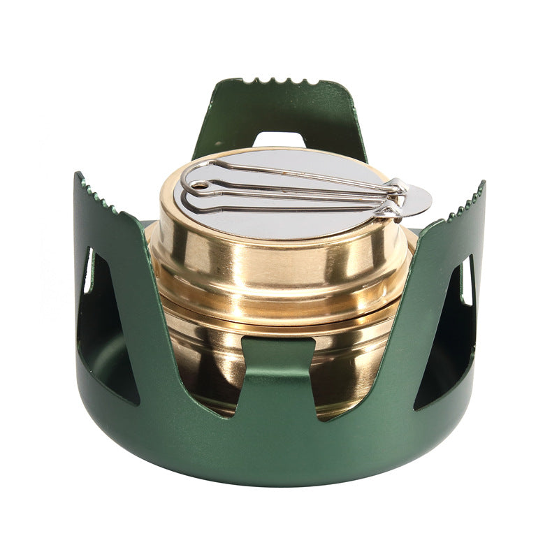 Outdoor Picnic Alcohol Vaporization Portable Camping Stove - EDC Italia