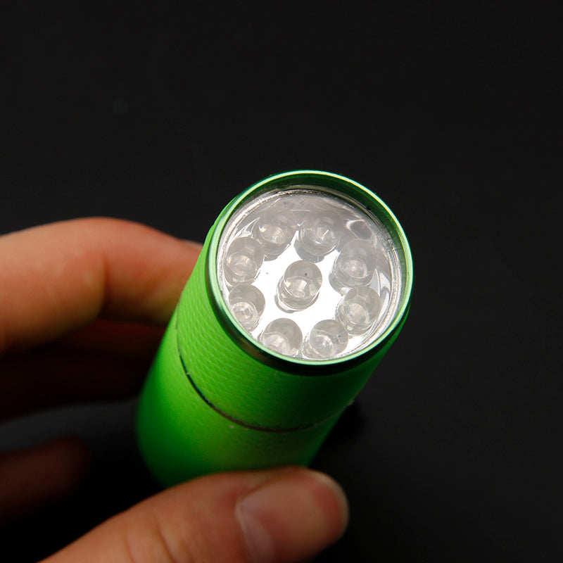 LED luminous purple flashlight