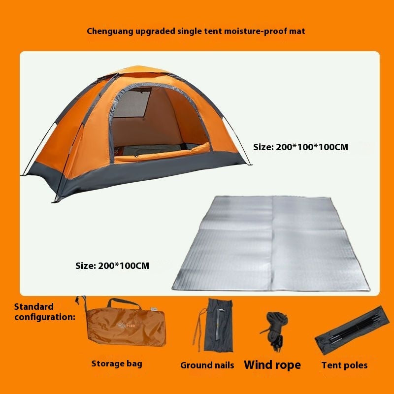 Outdoor Manual Tent Outdoor Camping Single Person Portable Simple Sun Protection Anti Mosquito Park Indoor Beach - EDC Italia
