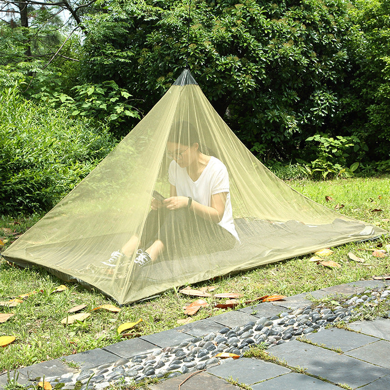 Outdoor Person Travel Camping Portable Foldable Mesh Mosquito Net Tent Wilderness Campping - EDC Italia