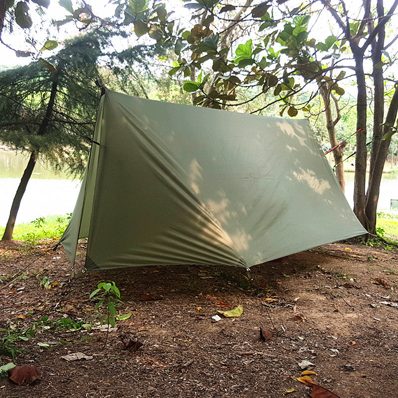 Outdoor Canopy Camping Poleless Tent Hammock Awning Camping Mat Shelter Sunshade Protection - EDC Italia