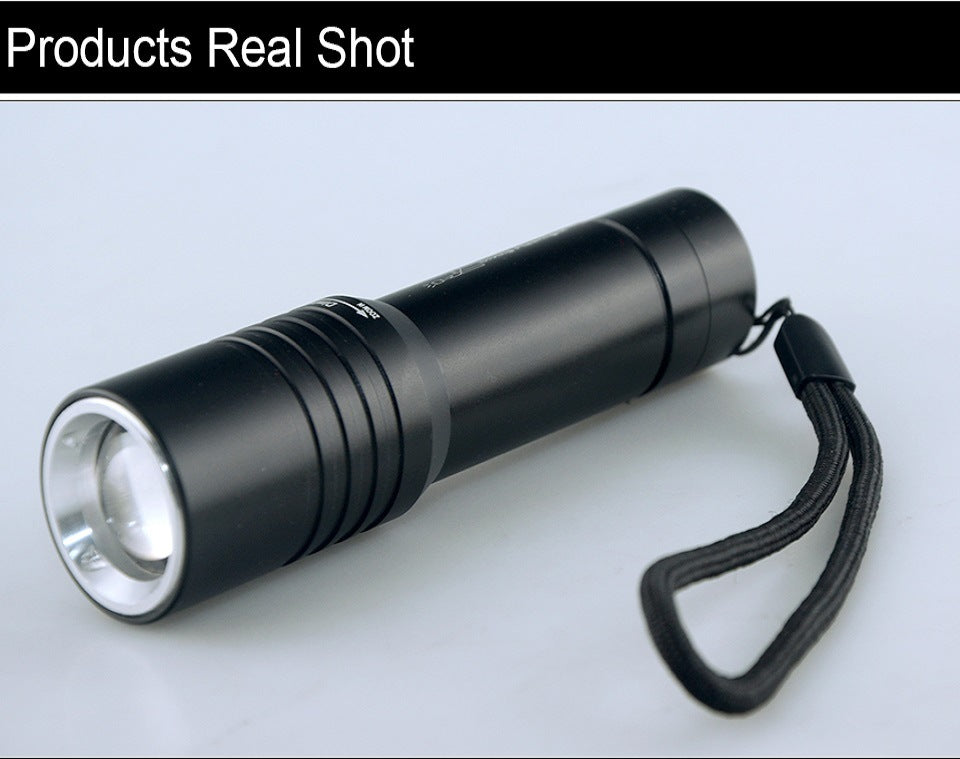Rotating Zoom Flashlight Underwater Light