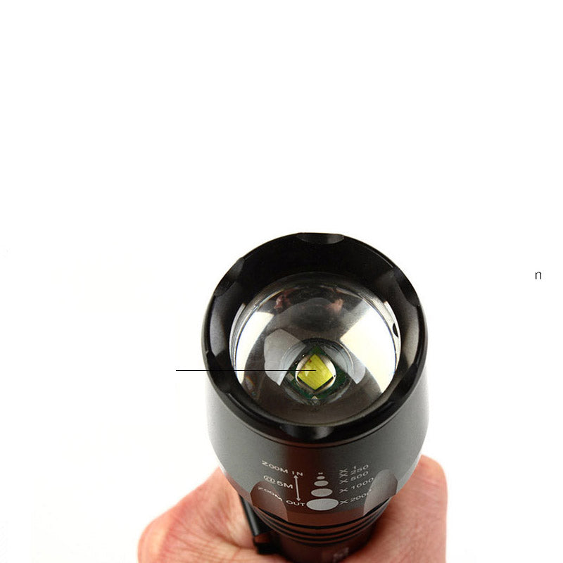Rechargeable Outdoor Lighting Glare Flashlight