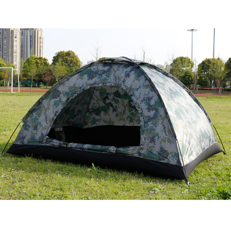 Outdoor Travel Tent 3-4 People Camouflage Mountaineering Tent Beach Camping Tent - EDC Italia