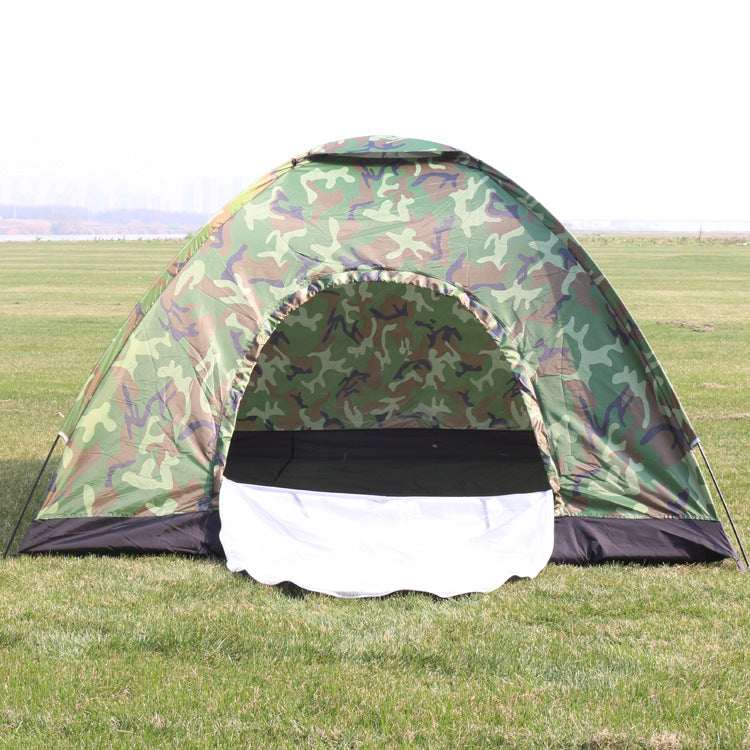 Outdoor Travel Tent 3-4 People Camouflage Mountaineering Tent Beach Camping Tent - EDC Italia