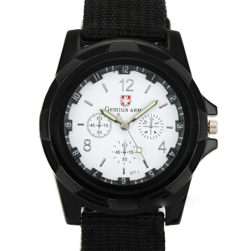 Nylon braided military watch