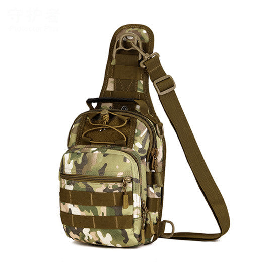 Compatible with Apple, Hamburg Tactical Chest Bag IPAD Riding Shoulder Bag Outdoor Messenger Bag Leisure Bag Four-Use Backpack