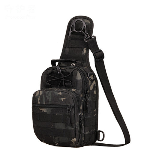 Compatible with Apple, Hamburg Tactical Chest Bag IPAD Riding Shoulder Bag Outdoor Messenger Bag Leisure Bag Four-Use Backpack