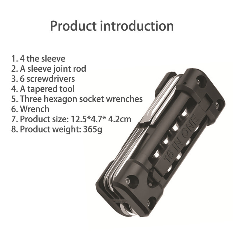 Multifunctional Combination Tool For Outdoor Camping Bicycle And Motorcycle