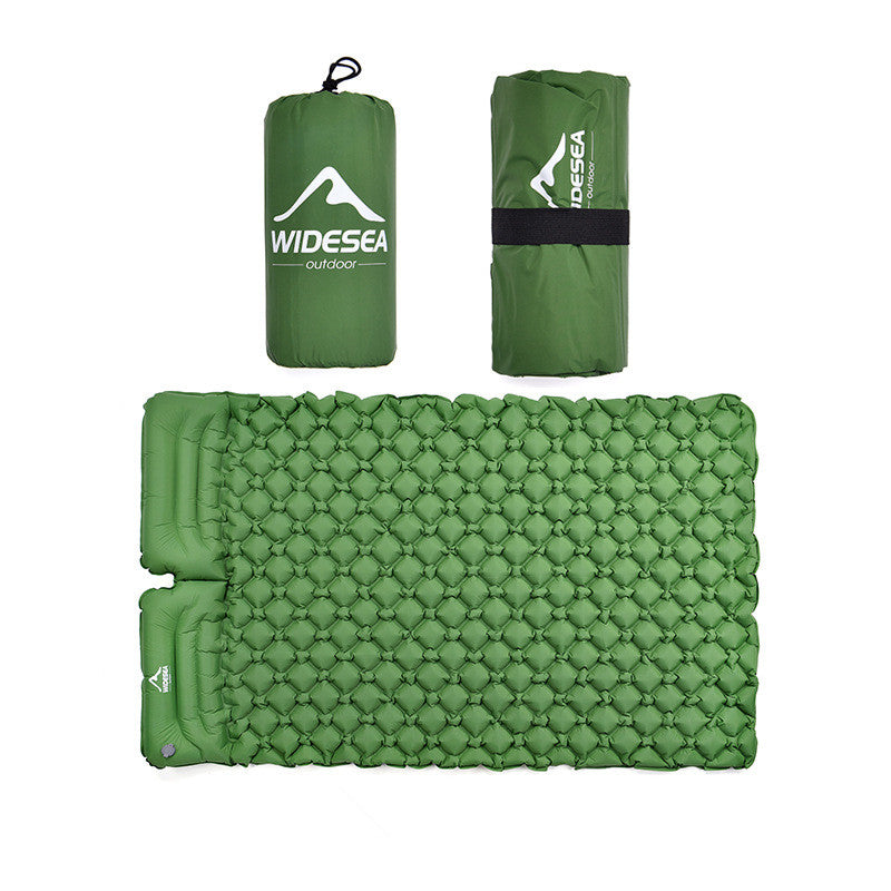 Camping Inflatable Moisture-Proof Mat Double Portable Ultra-Light Mat Quick Inflatable Camping Air Mat - EDC Italia