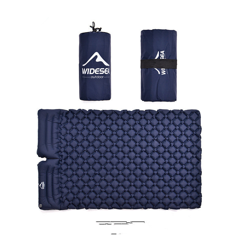 Camping Inflatable Moisture-Proof Mat Double Portable Ultra-Light Mat Quick Inflatable Camping Air Mat - EDC Italia