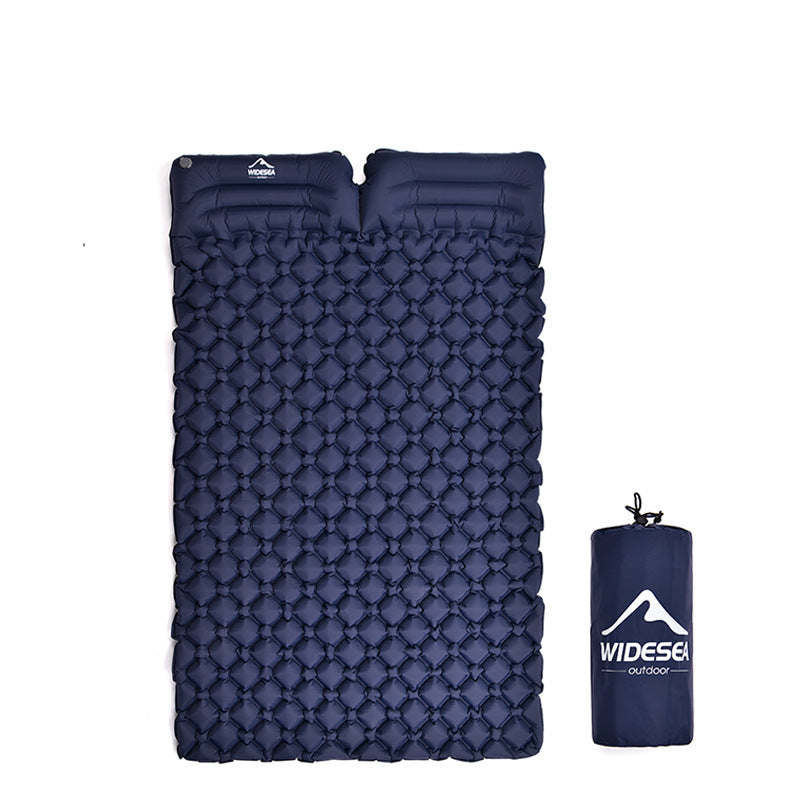 Camping Inflatable Moisture-Proof Mat Double Portable Ultra-Light Mat Quick Inflatable Camping Air Mat - EDC Italia
