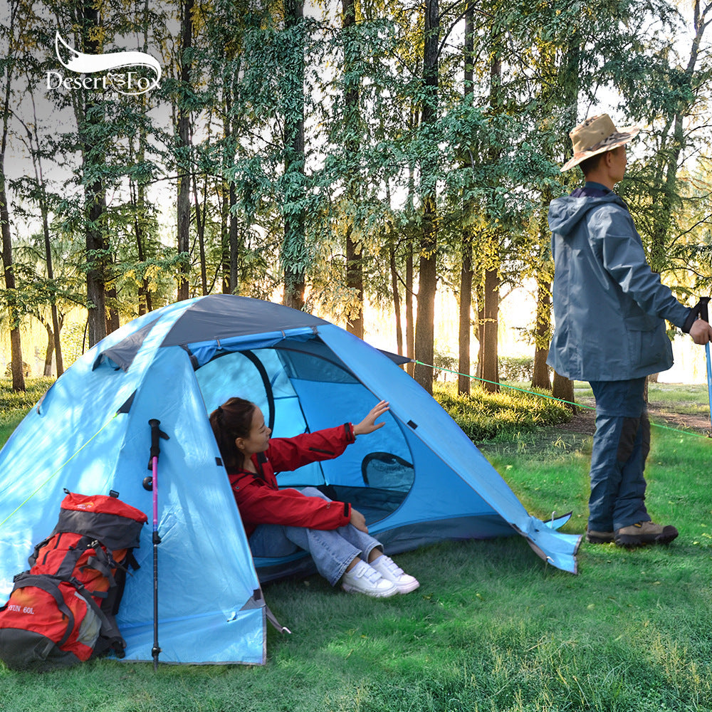Desert Fox Outdoor Tent Camping Double Love Aluminum Tent - EDC Italia